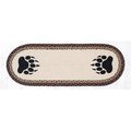 H2H 13 x 36 in. Bear Paw Oval Patch Runner H22548669